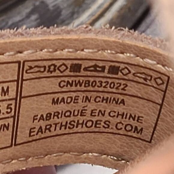 Earth Origins Laney Leather Sling Back Sandal Sedona Brown Comfort - Picture 8 of 10